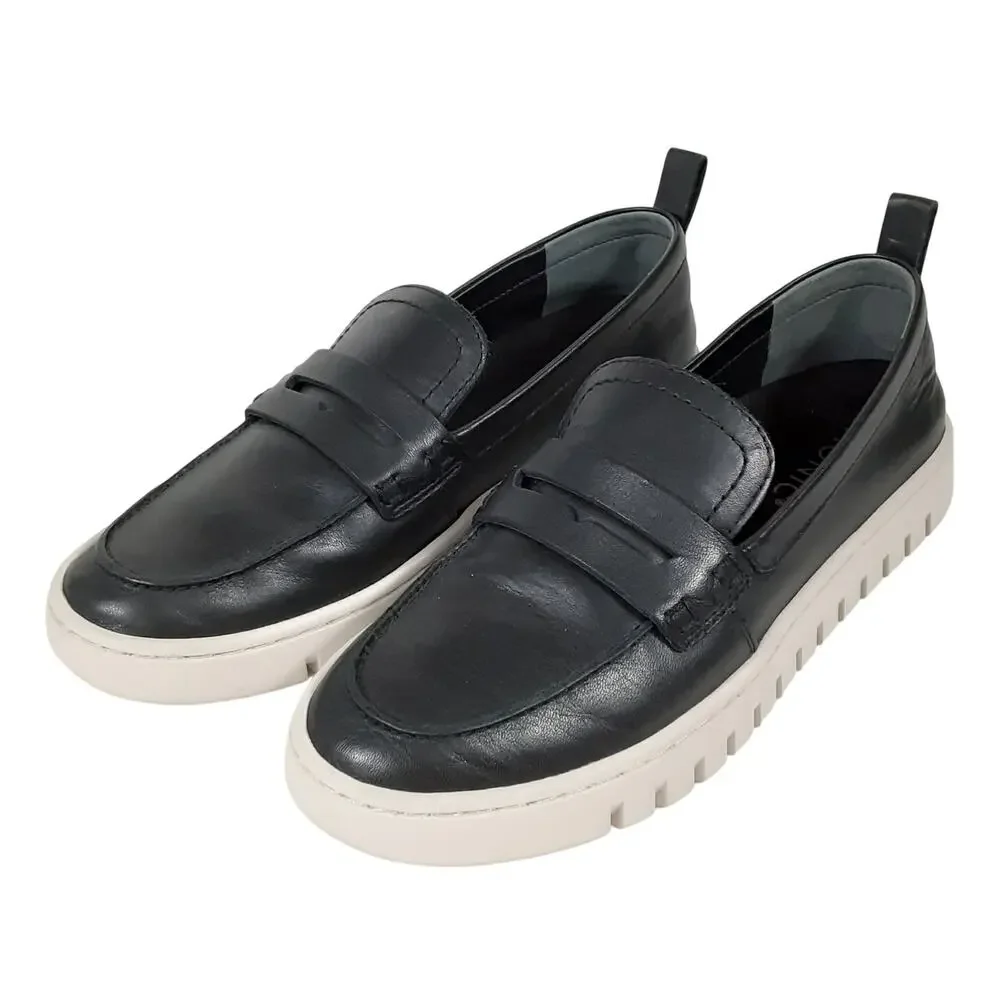 Vionic Uptown Loafers Black Womens 6 Chunky Penny Loafers Whimsygoth Academia
